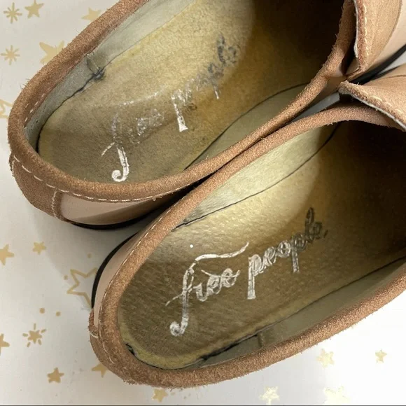 Free People | Brady Blush Pink Leather Suede Loafers Ankle Boots Size 38 - Picture 14 of 15